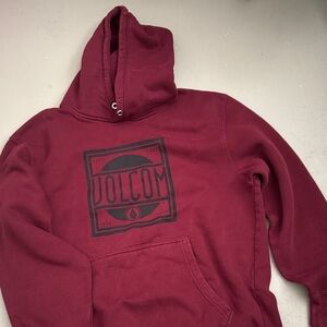 Volcom Men's Maroon Hoodie